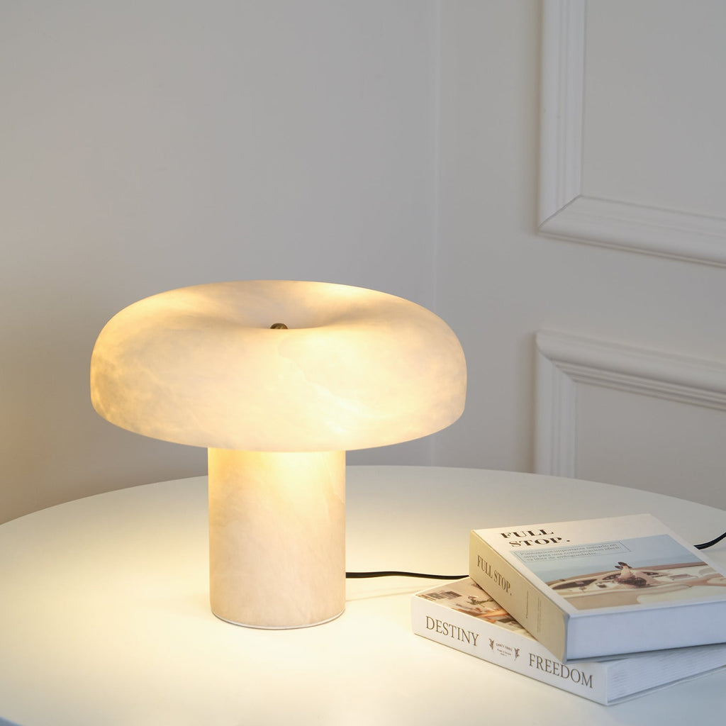 Mushroom Alabaster Table Lamp – table lamp product view 5