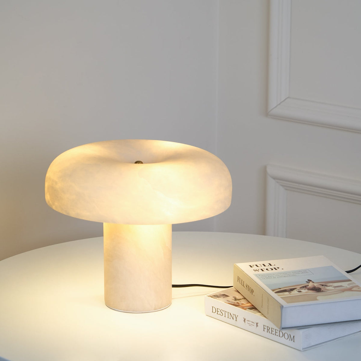 Mushroom Alabaster Table Lamp – table lamp product view 5