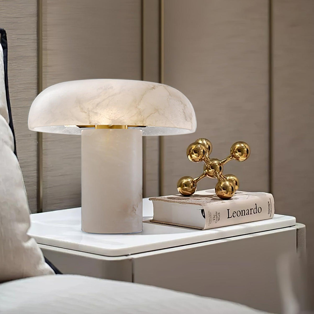 Mushroom Alabaster Table Lamp – table lamp product view 11