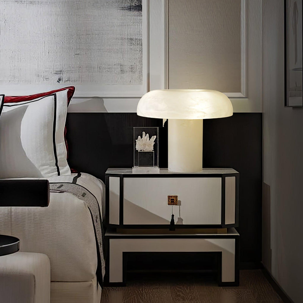 Mushroom Alabaster Table Lamp – table lamp product view 31