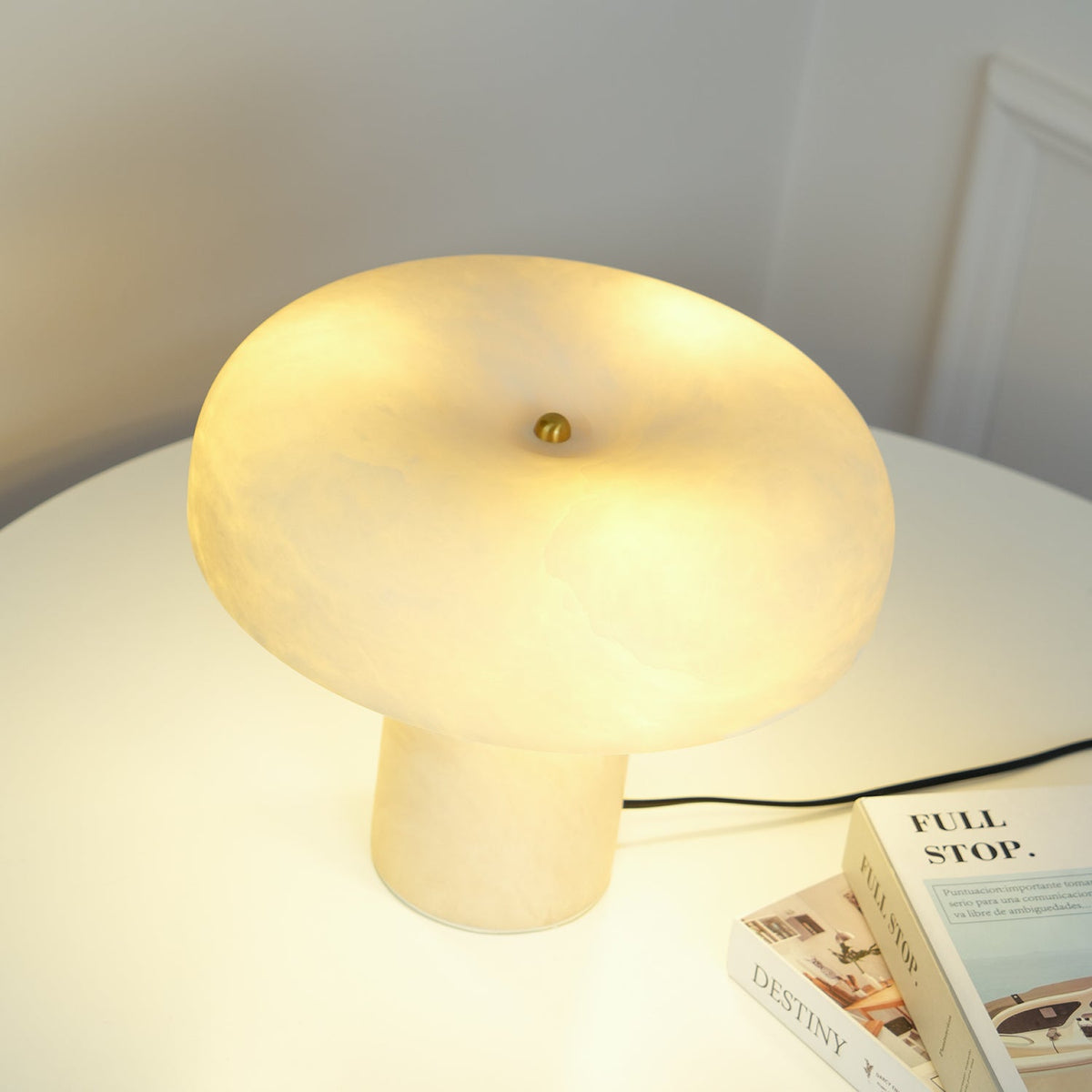 Mushroom Alabaster Table Lamp – table lamp product view 43