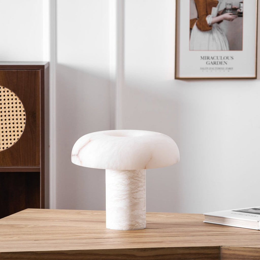Mushroom Alabaster Table Lamp – table lamp product view 48