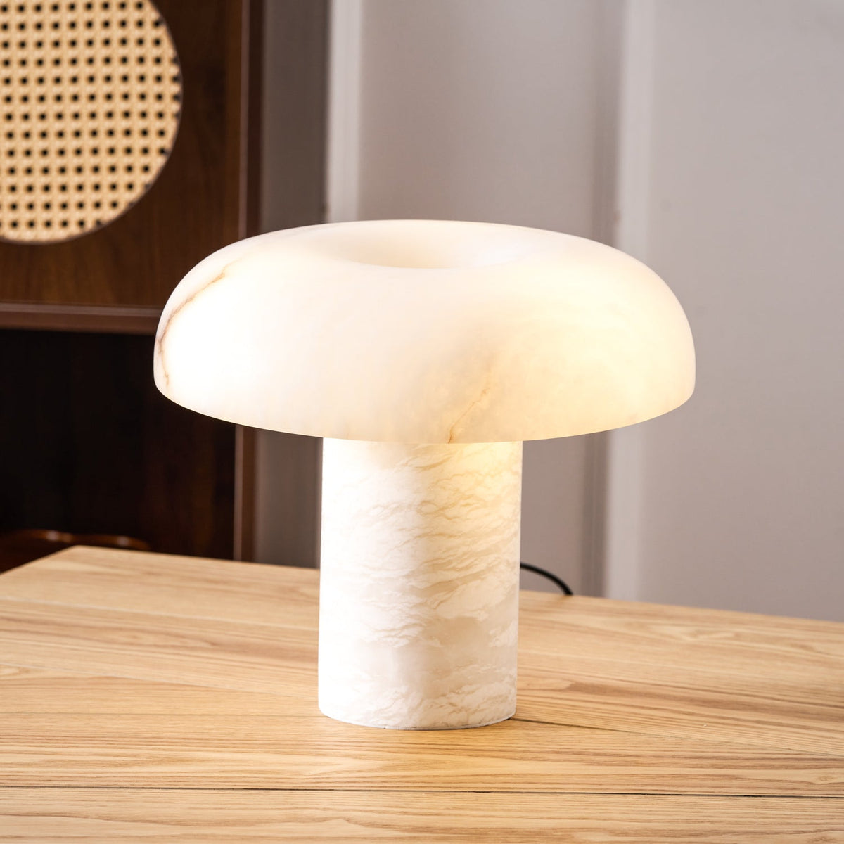 Mushroom Alabaster Table Lamp – table lamp product view 54