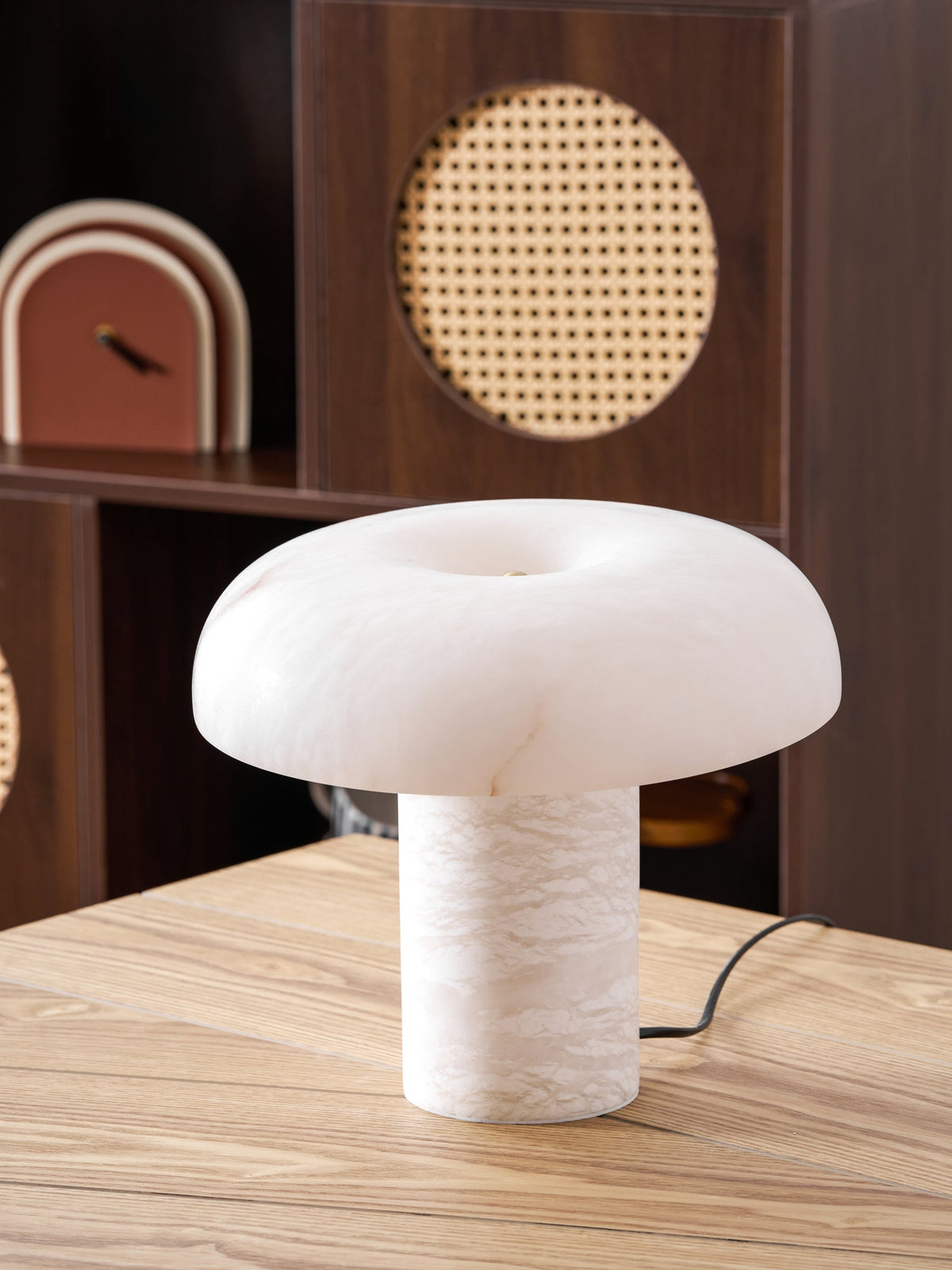 Mushroom Alabaster Table Lamp – table lamp product view 56
