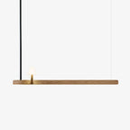 Mushroom Beam Wood LED Chandelier - product view 1
