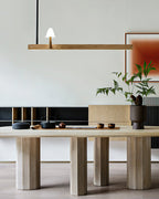 Mushroom Beam Wood LED Chandelier - product view 4