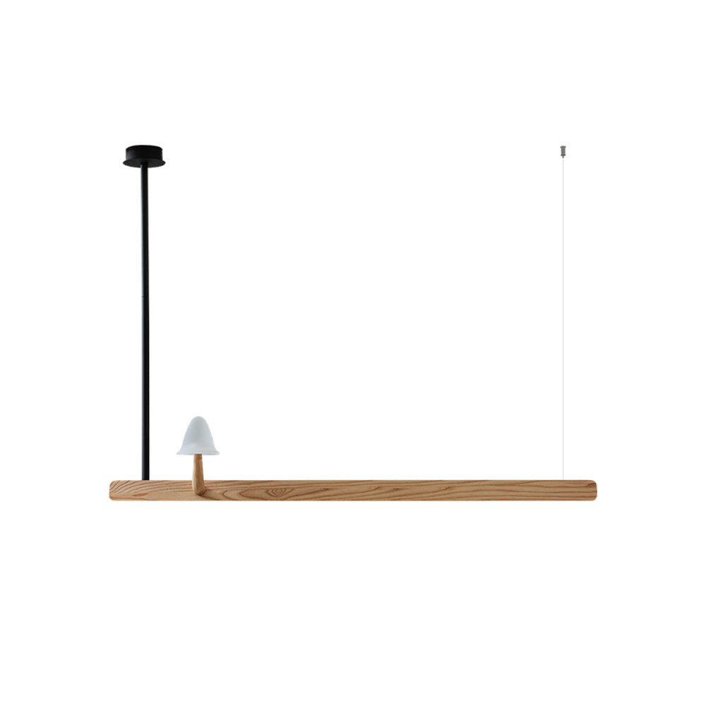 Mushroom Beam Wood LED Chandelier - product view 11