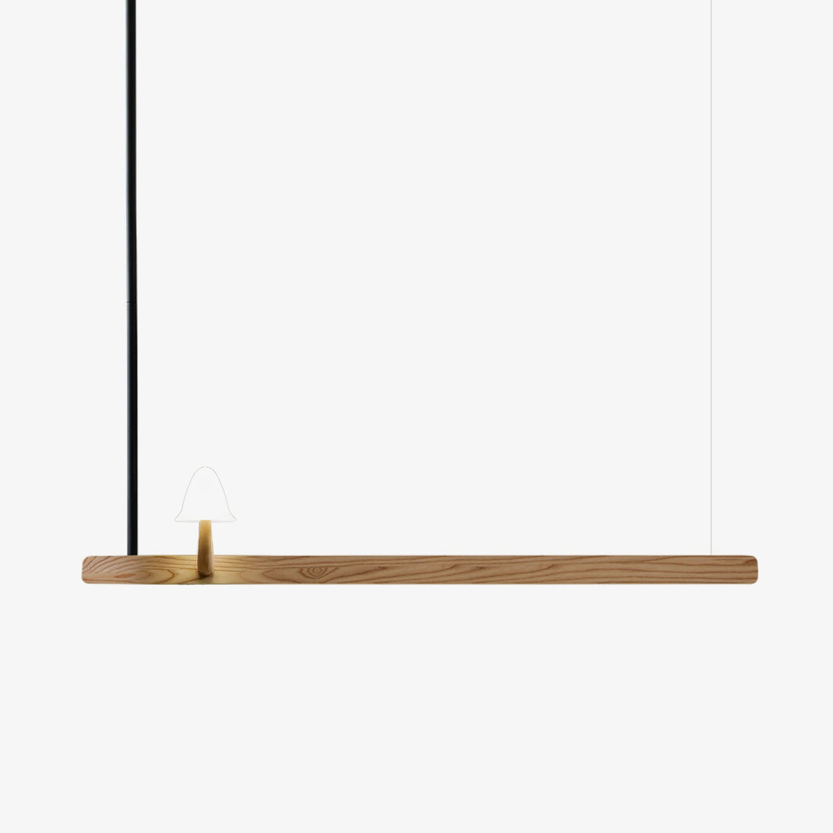 Mushroom Beam Wood LED Chandelier - product view 12