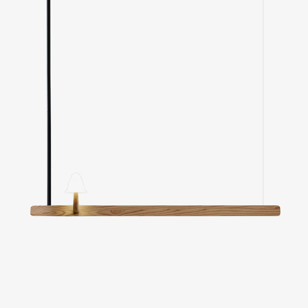 Mushroom Beam Wood LED Chandelier - product view 14