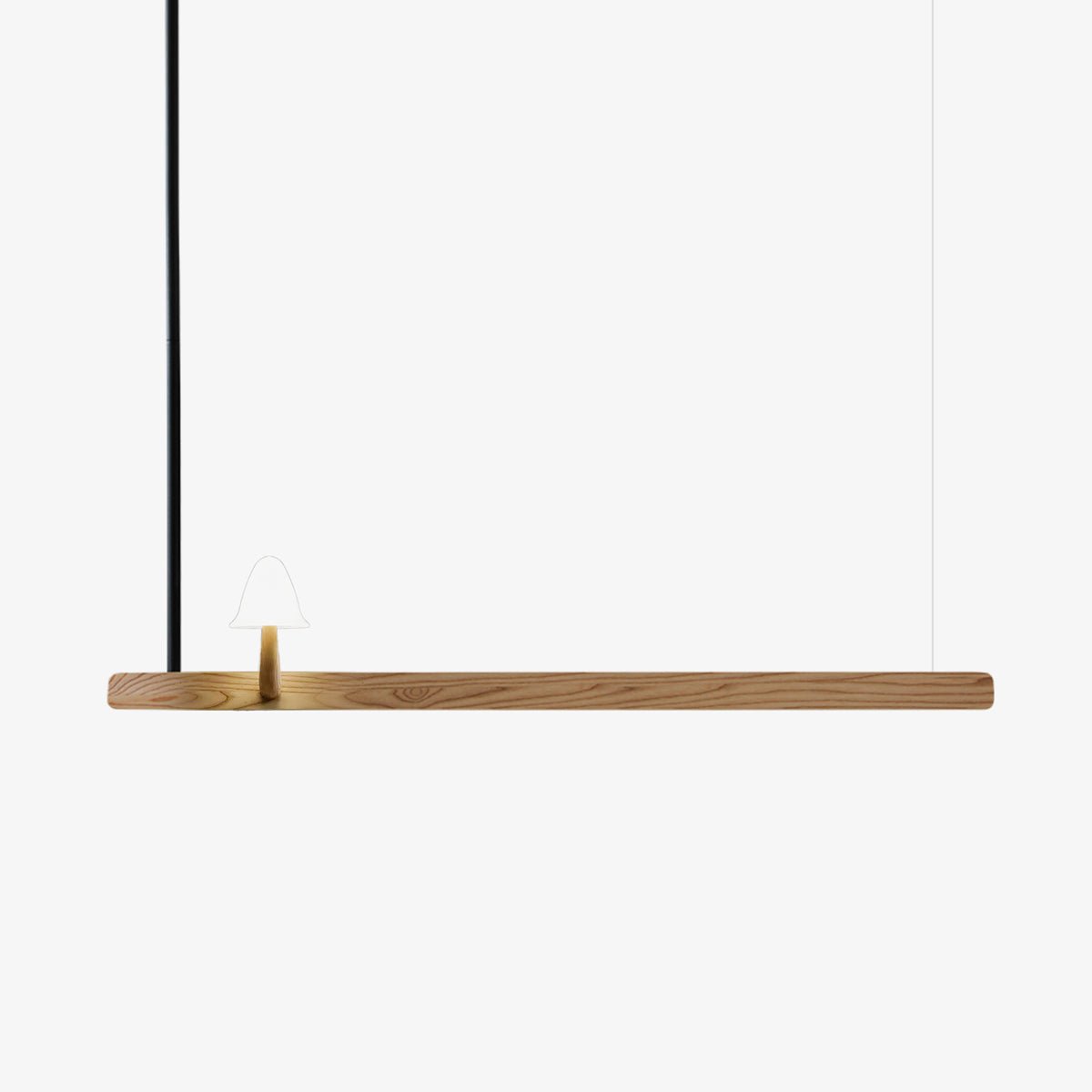 Mushroom Beam Wood LED Chandelier - product view 16