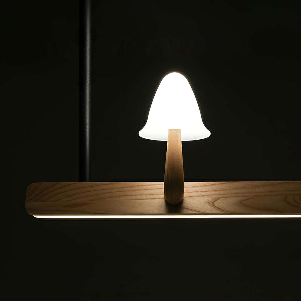Mushroom Beam Wood LED Chandelier - product view 19