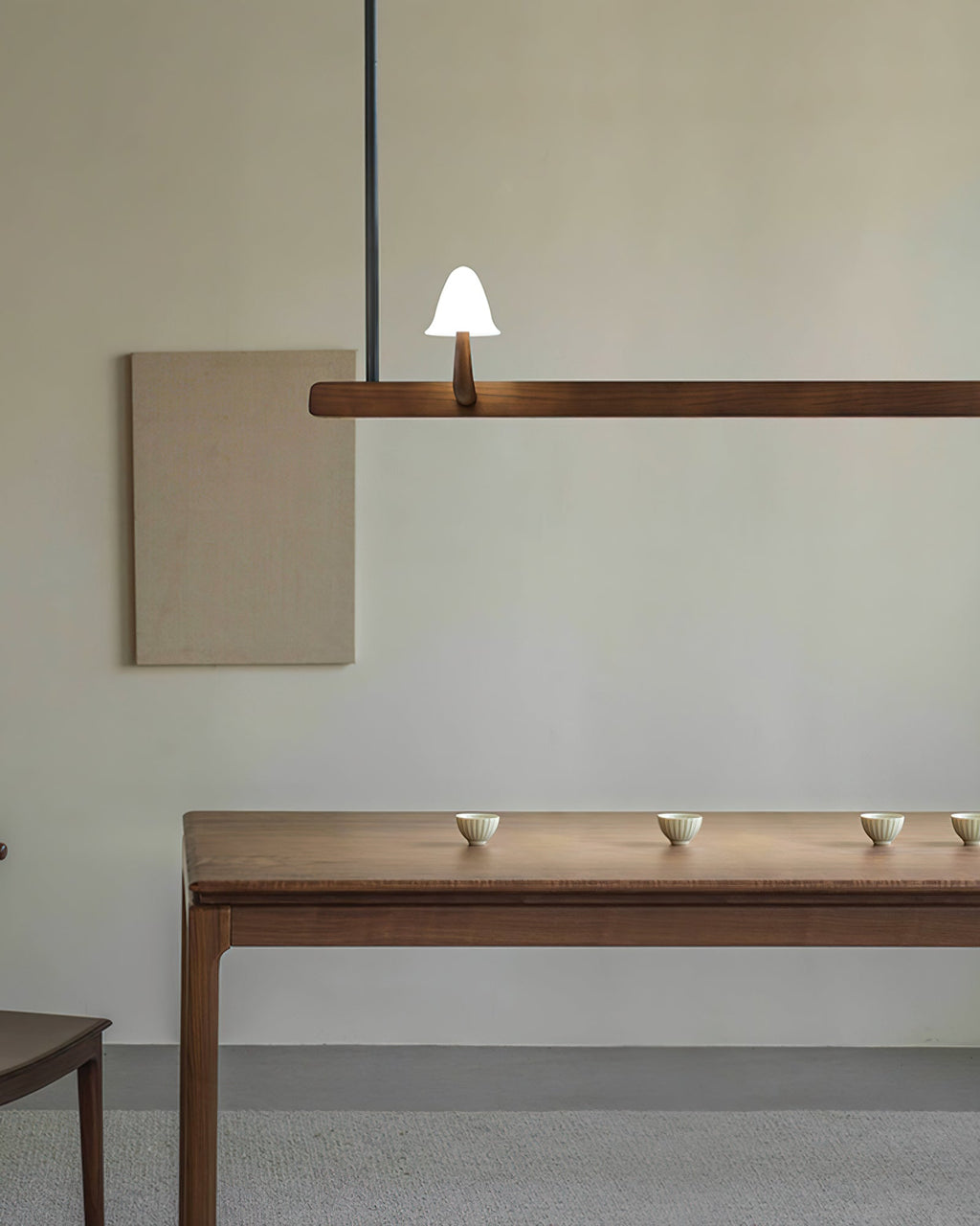 Mushroom Beam Wood LED Chandelier - product view 23