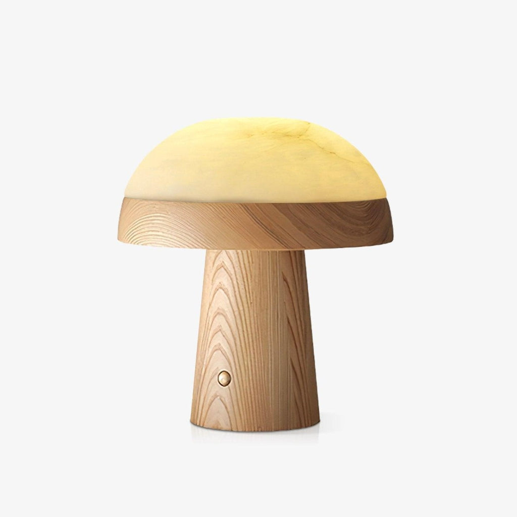 Mushroom Cloud Alabaster Table Lamp — product view