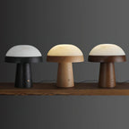 Mushroom Cloud Alabaster Table Lamp — product and interior detail 2