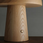 Mushroom Cloud Alabaster Table Lamp — product and interior detail 20