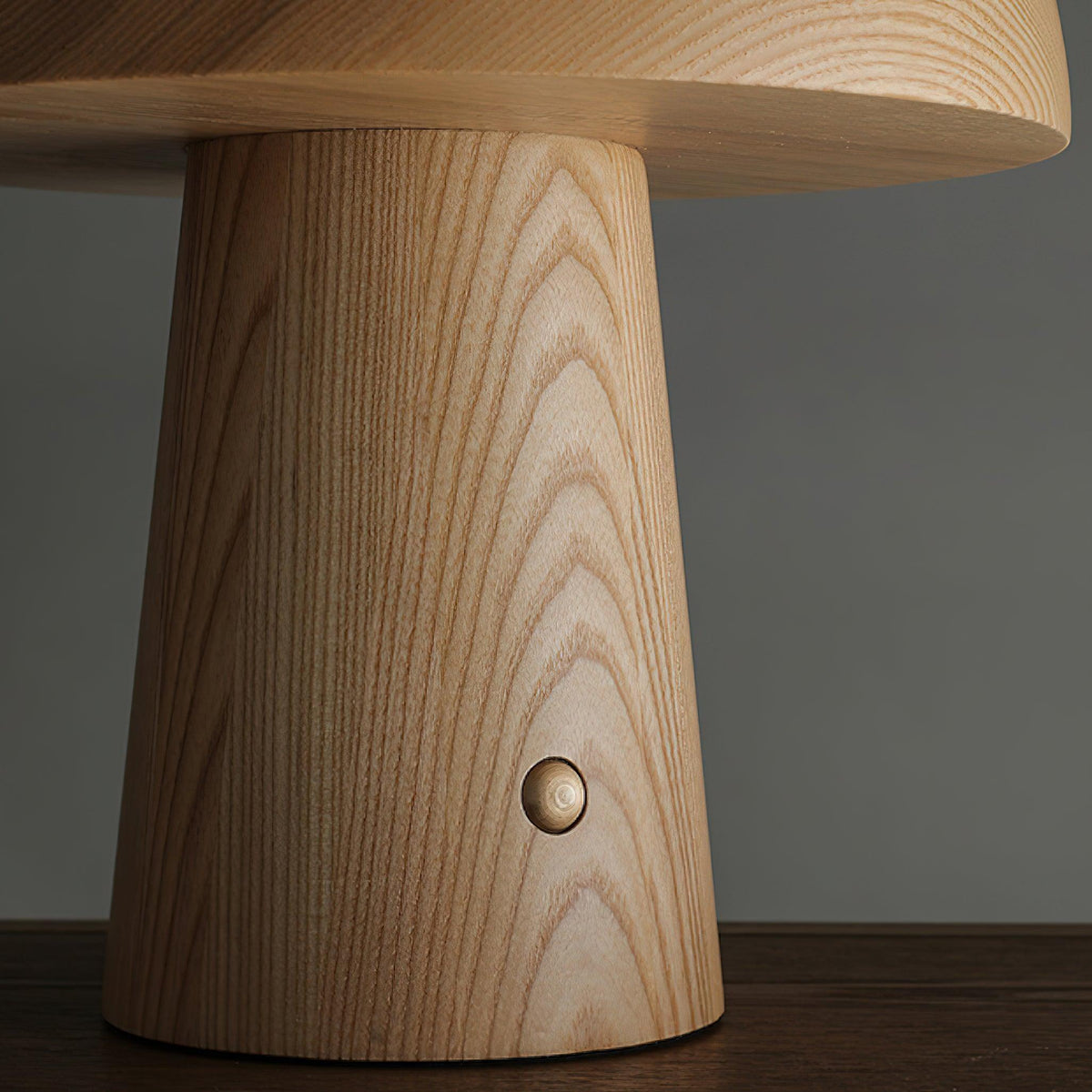 Mushroom Cloud Alabaster Table Lamp — product and interior detail 20