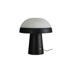 Mushroom Cloud Alabaster Table Lamp — product and interior detail 26