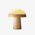 Mushroom Cloud Alabaster Table Lamp — product and interior detail 30