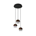 Mushroom Wood LED Cluster Chandelier - product view 7