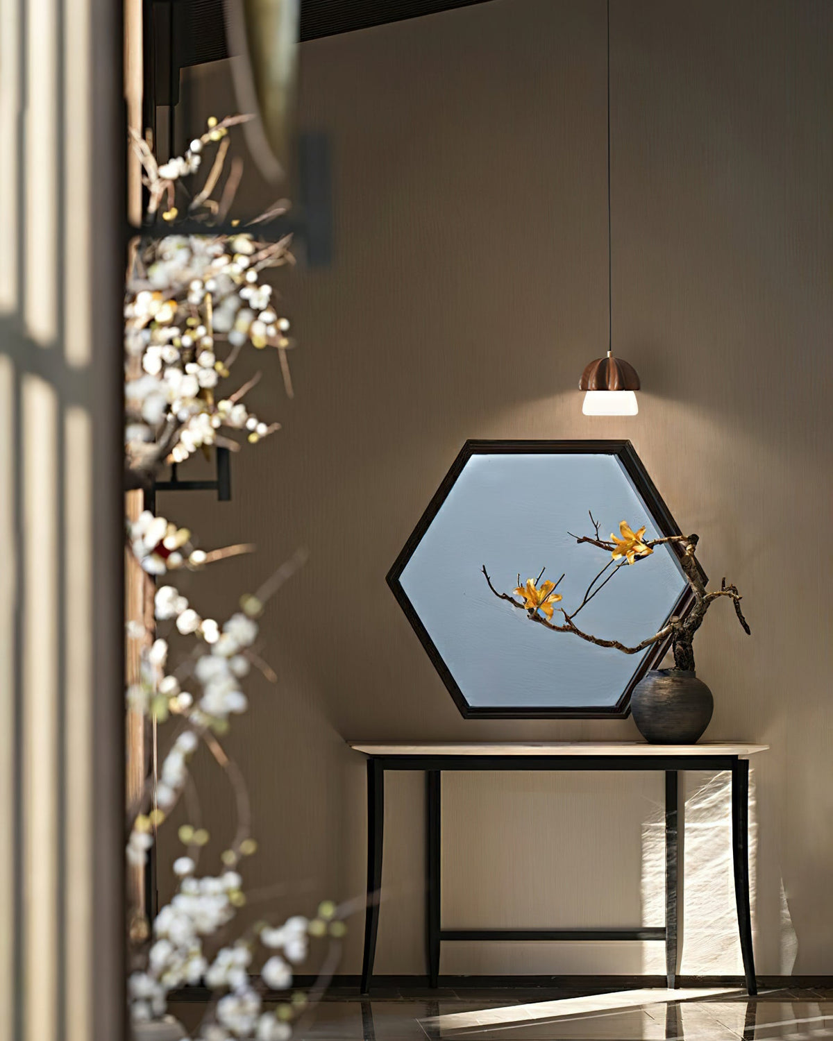 Mushroom Wood LED Cluster Chandelier - product view 19