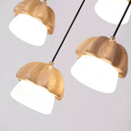 Mushroom Wood LED Cluster Chandelier - product view 25