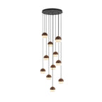 Mushroom Wood LED Cluster Chandelier - product view 35