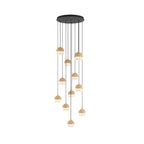 Mushroom Wood LED Cluster Chandelier - product view 36