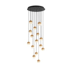 Mushroom Wood LED Cluster Chandelier - product view 38