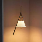 Nanzhi Wood-Frame Shade Pendant Light - product view 17
