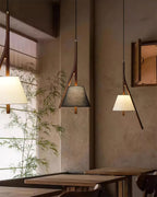 Nanzhi Wood-Frame Shade Pendant Light - product view 18