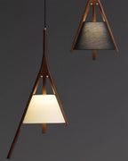 Nanzhi Wood-Frame Shade Pendant Light - product view 20