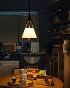 Nanzhi Wood-Frame Shade Pendant Light - product view 25