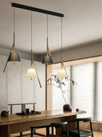 Nanzhi Wood-Frame Shade Pendant Light - product view 32