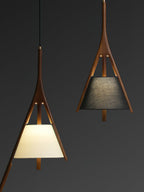 Nanzhi Wood-Frame Shade Pendant Light - product view 36