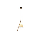 Nanzhi Wood-Frame Shade Pendant Light - product view 48