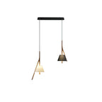 Nanzhi Wood-Frame Shade Pendant Light - product view 50