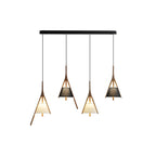 Nanzhi Wood-Frame Shade Pendant Light - product view 58