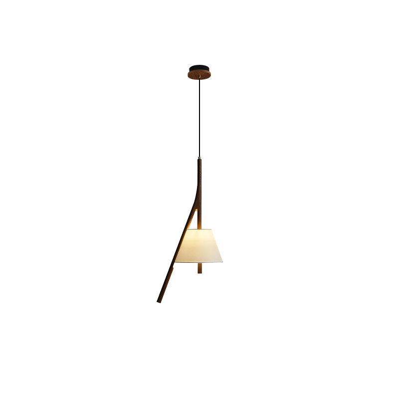 Nanzhi Wood-Frame Shade Pendant Light - product view 59