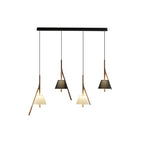 Nanzhi Wood-Frame Shade Pendant Light - product view 60