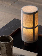Nerai Wood & Fabric Rechargeable Lamp — finish, form and interior detail 10