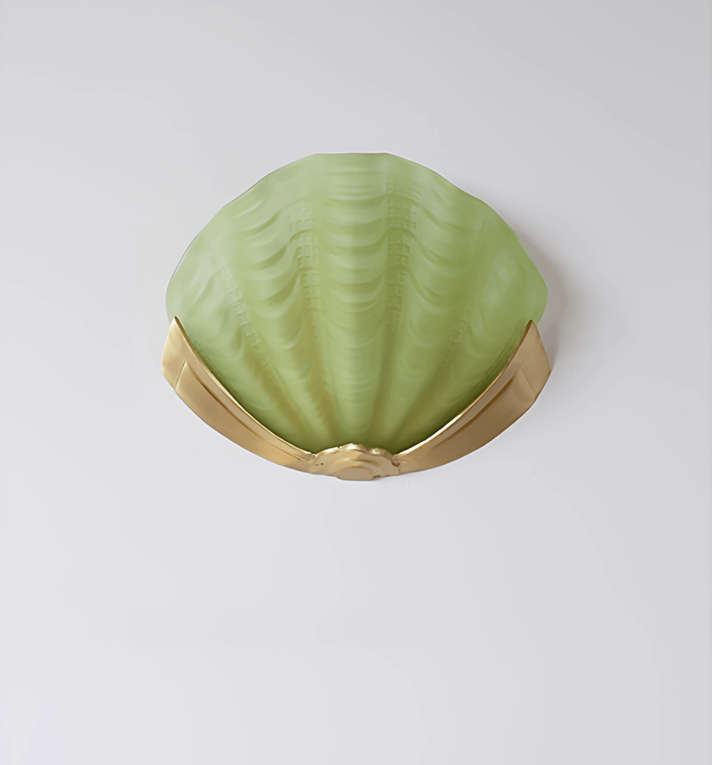 Nerelle Scalloped Glass Wall Sconce — finish, form and room detail 27