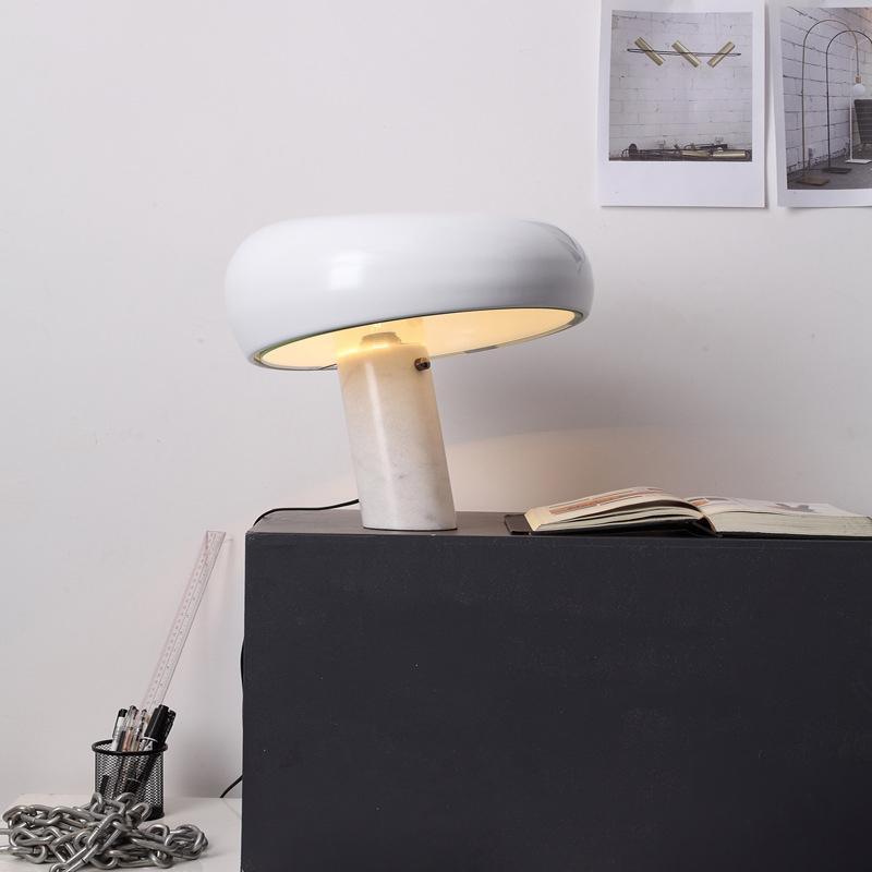 Nivaro Marble Reflector Table Lamp — product, finish and specification view 8