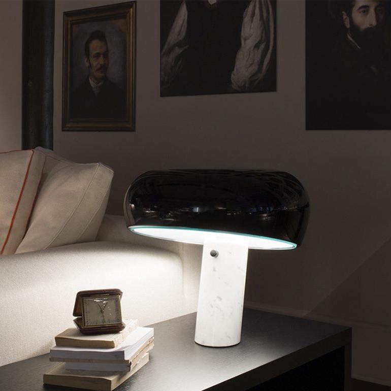 Nivaro Marble Reflector Table Lamp — product, finish and specification view 11