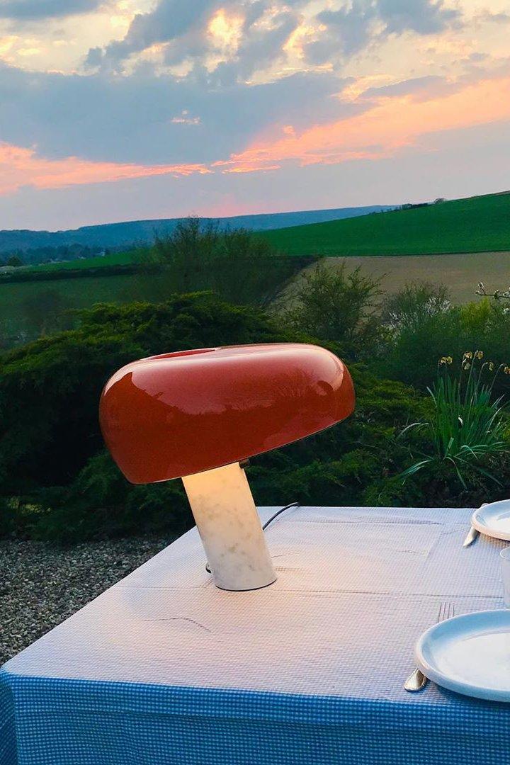 Nivaro Marble Reflector Table Lamp — product, finish and specification view 56