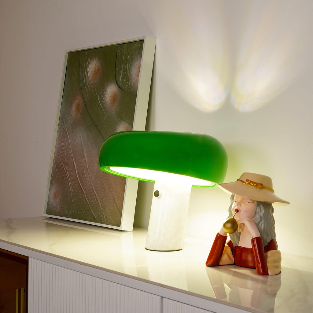 Nivaro Marble Reflector Table Lamp — product, finish and specification view 95