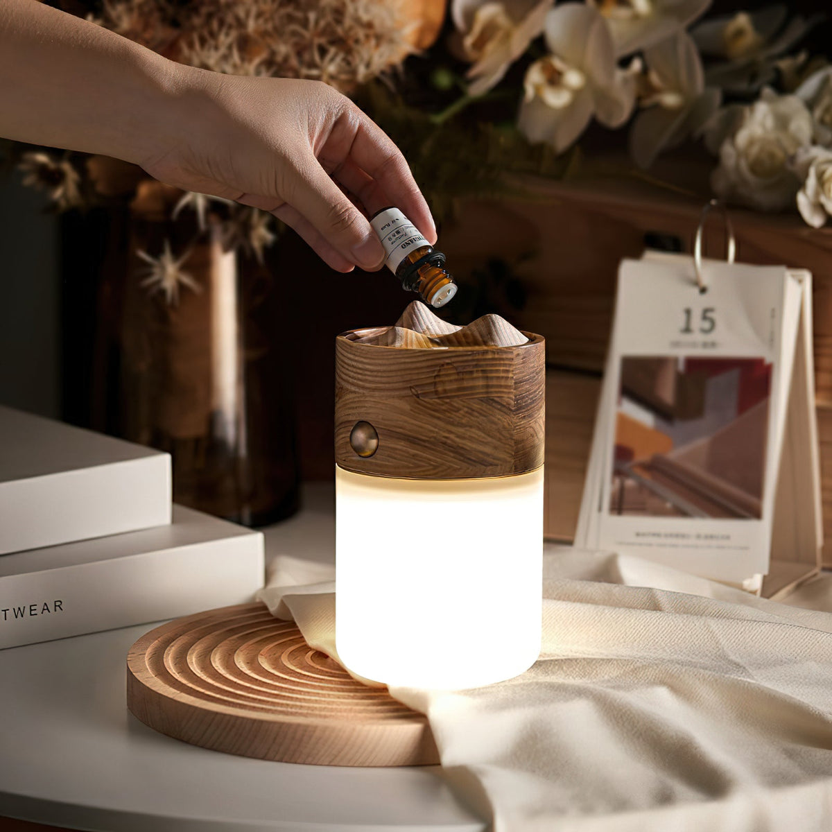 Nomad Lantern Table Lamp — product and interior detail 2