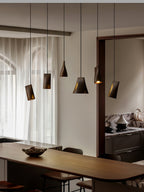 Nordic Tilted Wood LED Pendant Light - product view 4