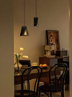Nordic Tilted Wood LED Pendant Light - product view 5