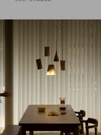 Nordic Tilted Wood LED Pendant Light - product view 9