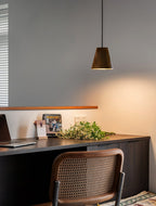 Nordic Tilted Wood LED Pendant Light - product view 10